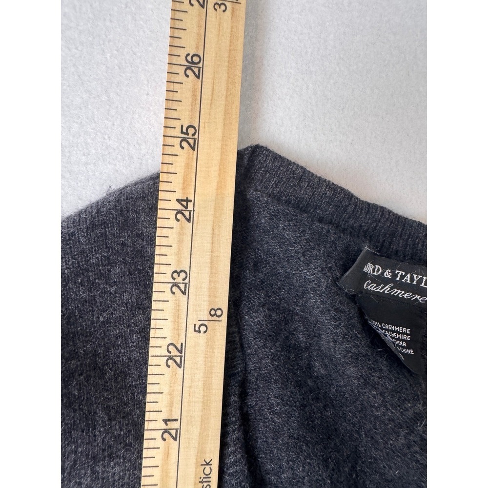 Lord & Taylor 100% Cashmere Cardigan Sweater Women's Large Button Front Luxury - Picture 4 of 6